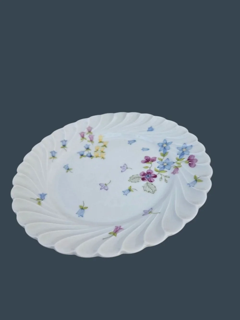 Haviland Prairie 5-Piece Place Setting Floral Swirl Porcelain Dinnerware Limoges